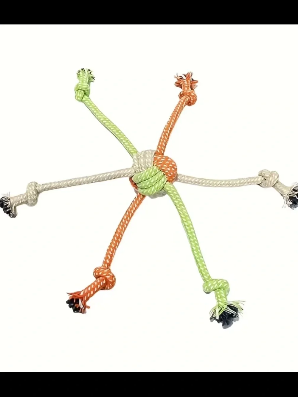 Braided NWT Rope Star Tug Toy For Medium Breed Dogs